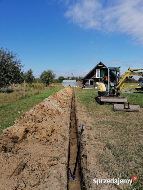 Przyłącza woda gaz kanalizacja Zaleszany usługi budowlane