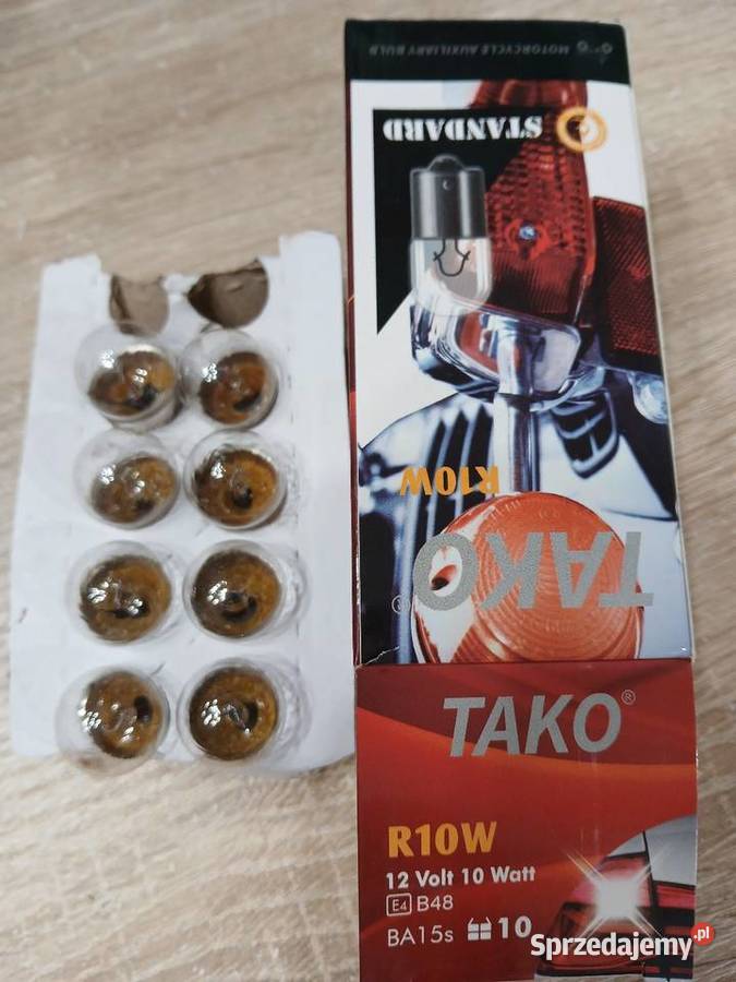 ŻARÓWKA 12V 10W R10W BA15S TAKO Resko sprzedam