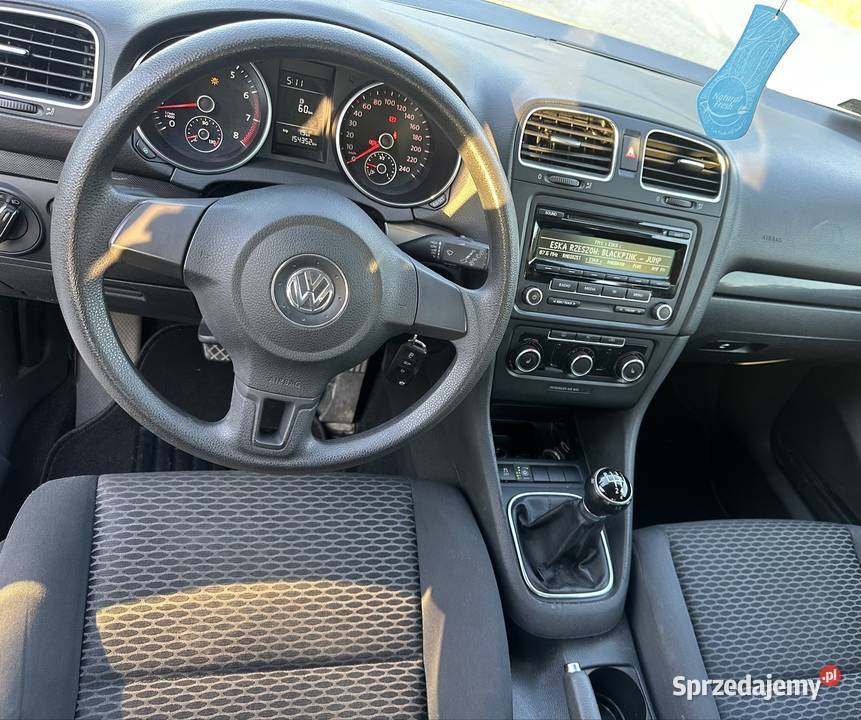 Volkswagen Golf VI 14 gaz 2011r Pilzno