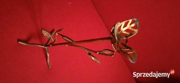 Metalowy świecznik Świdnica