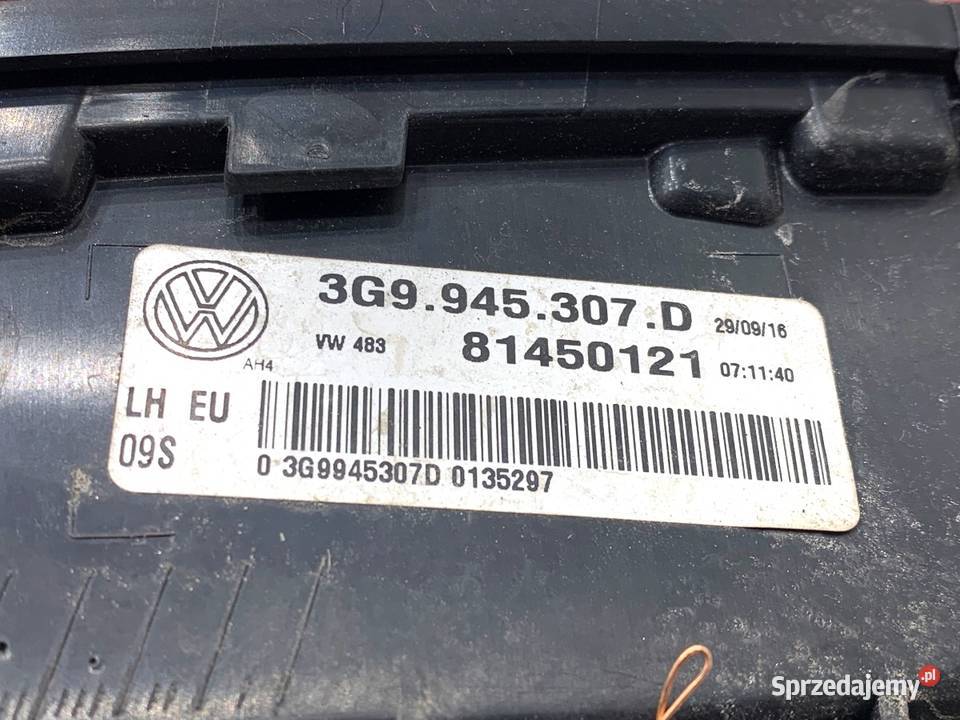 LAMPA TYŁ LEWA WEWNĘTRZNA VW PASSAT B8 Kombi sprzedam