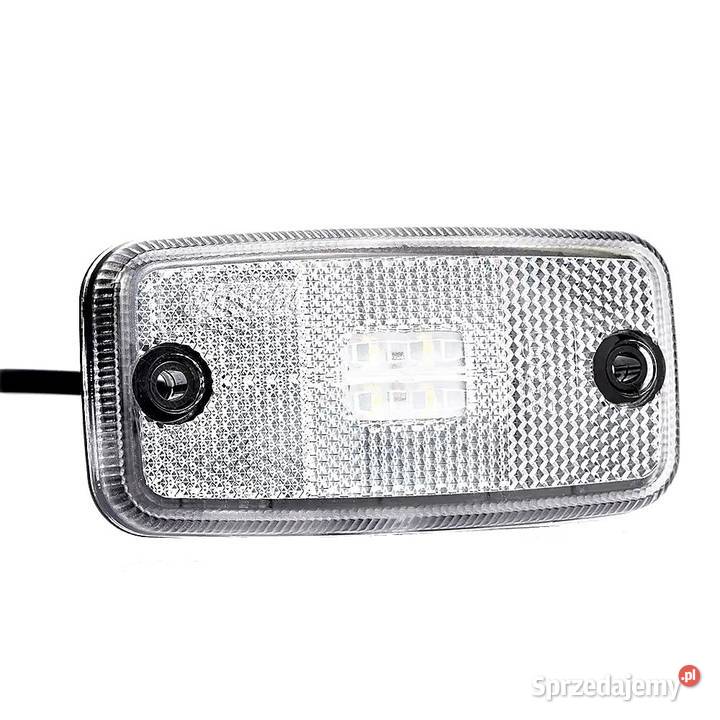 Lampa LED Biała obrysowa 12V 24V Obrysówka Uniwersalne Oświetlenie Rawa Mazowiecka