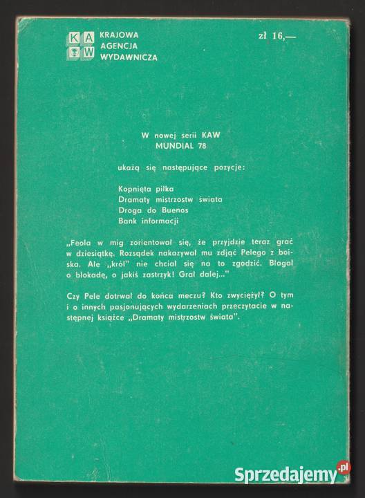 MUNDIAL78 KOPNIĘTA PIŁKA JACEK SEMKOWICZ 1978 Łódź