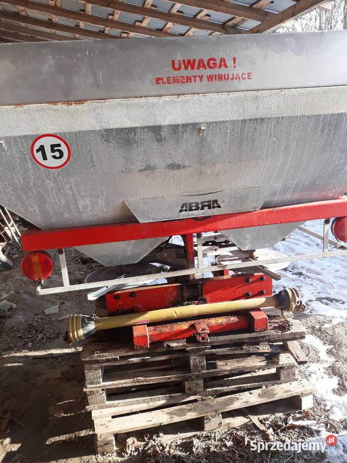 Rozsiewacz nawozu ABRA 2 MAXI 1700 l Płock