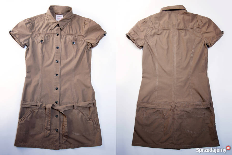 Carry 36 S tunika bawełna khaki militarny lubelskie