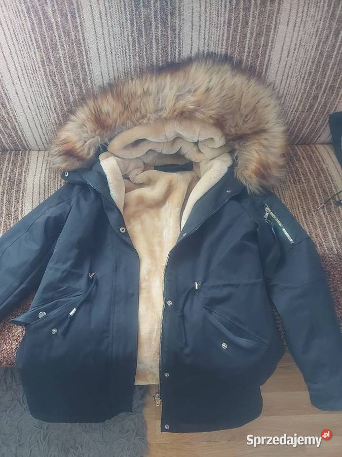Kurtka zimowa parka damska nowa czarny Sobieska Wola Druga