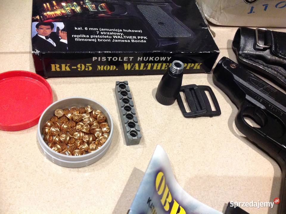 Pistolet Hukowy Replika Pistoletu WALTHER PPK Nowa Sól
