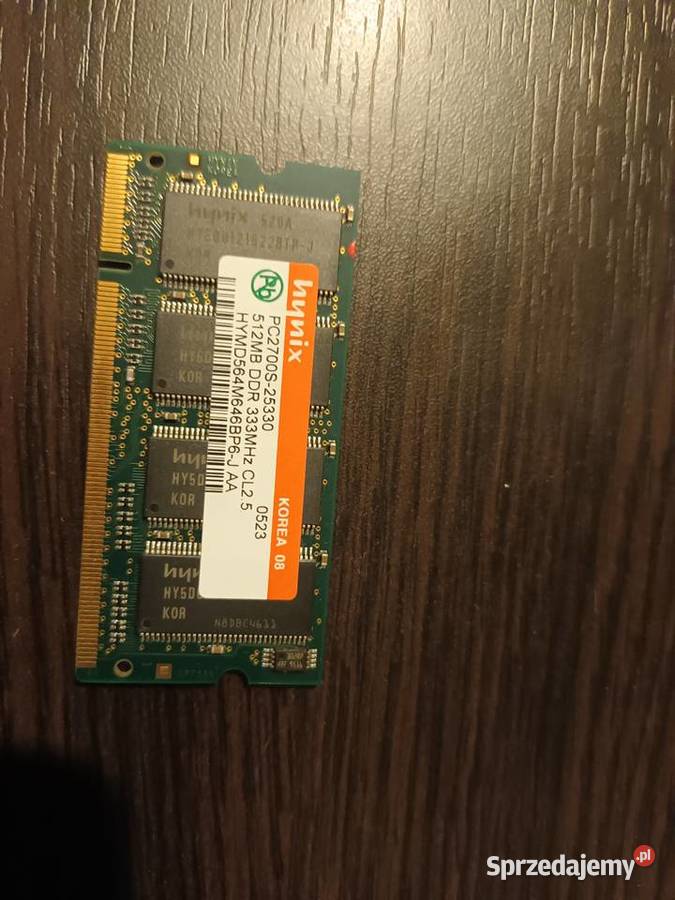 pamięć hynix DDR1 512MB Dmosin sprzedam