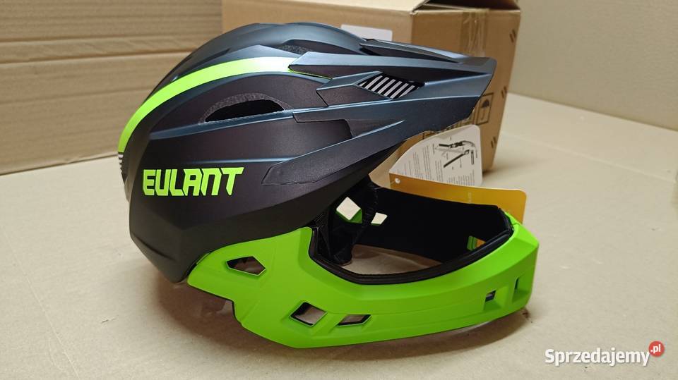 Eulant Kask rowerowy z ochroną podbródka
