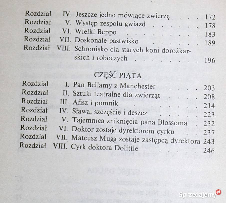 Cyrk Doktora Dolittle Hugh Lofting Chełm sprzedam