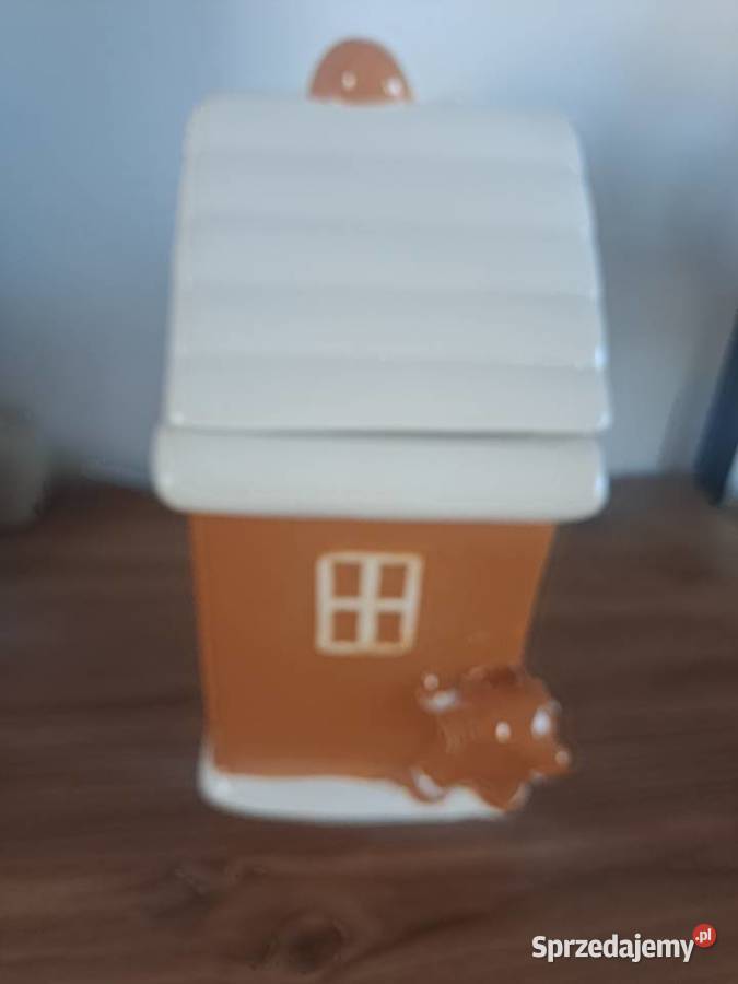 Świąteczny pojemnik do przechowywania domek z mazowieckie Warszawa sprzedam