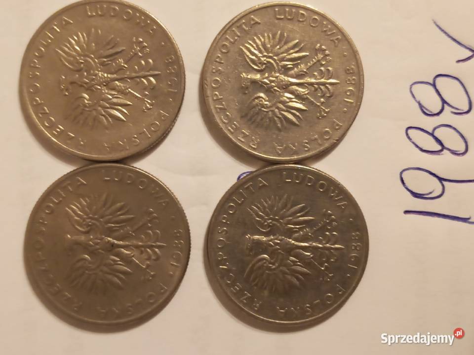 Monety 20 z 1988r Szczecinek sprzedam