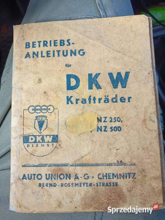 DKW NZ 200 NZ 500 Bydgoszcz