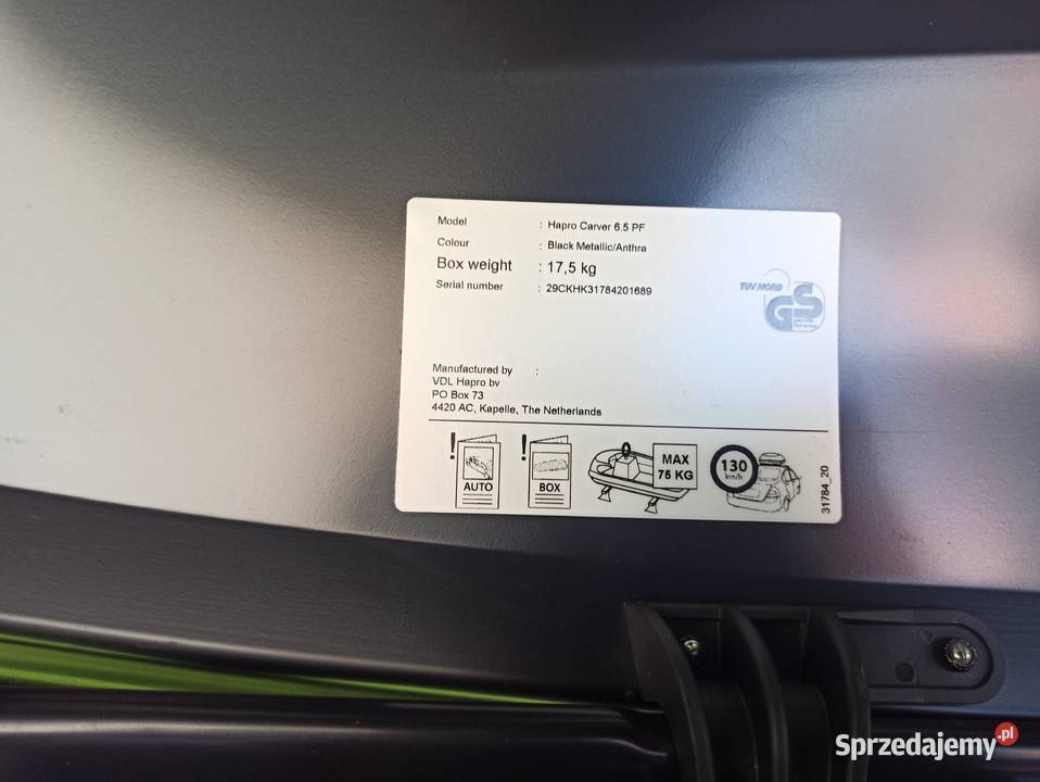 Box dachowy Hapro 430 l Potok