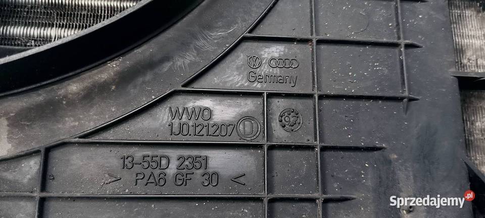 CHŁODNICA WODY VOLKSWAGEN GOLF IV 1J0121207D Pozostałe kujawsko-pomorskie Lipno