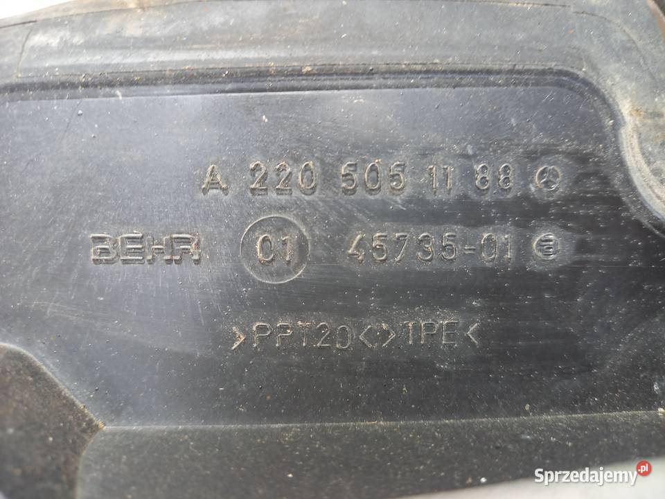 Chłodnica mercedes Sklasa W 220 nowe oryginalne Łódź