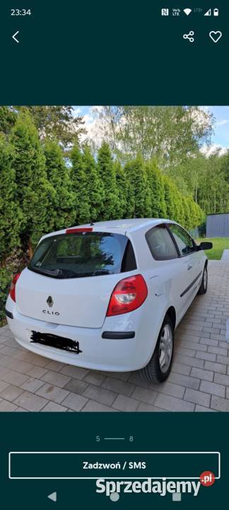 Renault Clio Salon Polska 2009 Komorowo