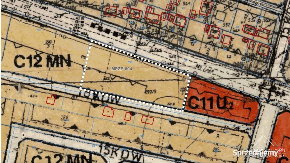 DZIAŁKA mieszkaniowousługowa MPZP Strumiany 37zł/m2 łódzkie