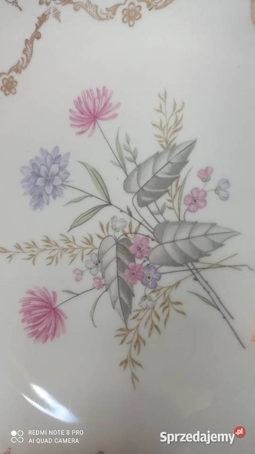 Patera Import Kolor ecru Kwiaty