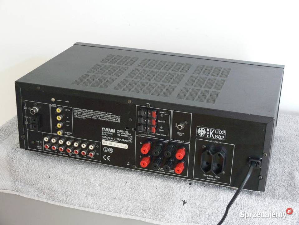 Amplituner Yamaha RX-V390 RDS mocny i sprawny. WYSYŁKA Jasło