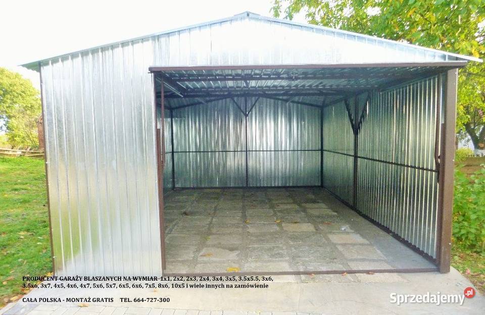 Garaż blaszany 3x5 Garaże MOCNE SZYBKI TERMIN Dom i Ogród Warszawa