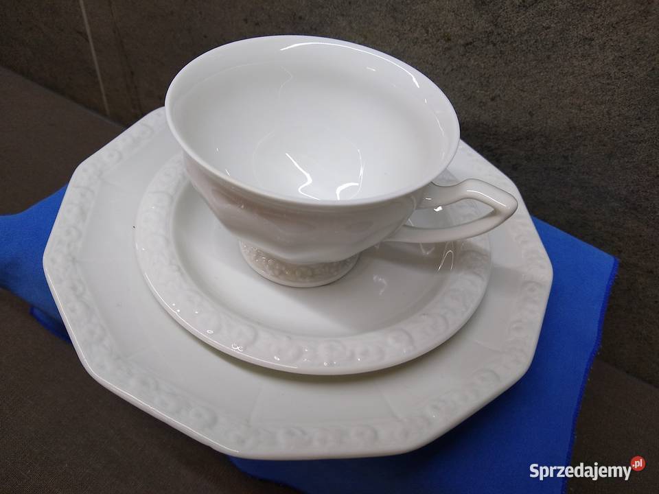 Trio Rosenthal Biała Maria Classic Rose Kalisz