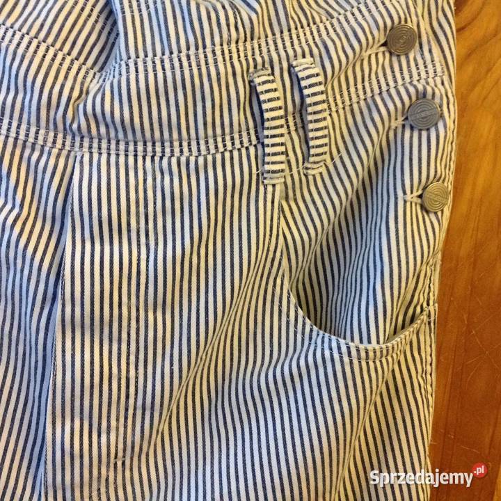 Ogrodniczki teddys damskie L na szelkach z Kraków