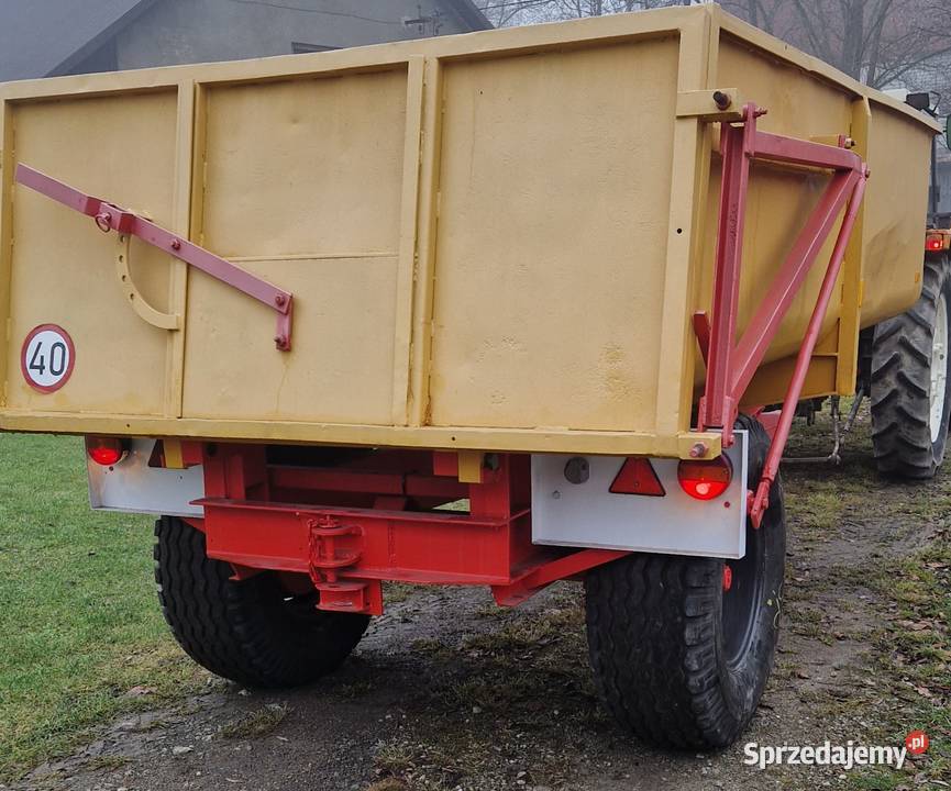 Przyczepa z kiprem 6t skorupowa Tarnów sprzedam