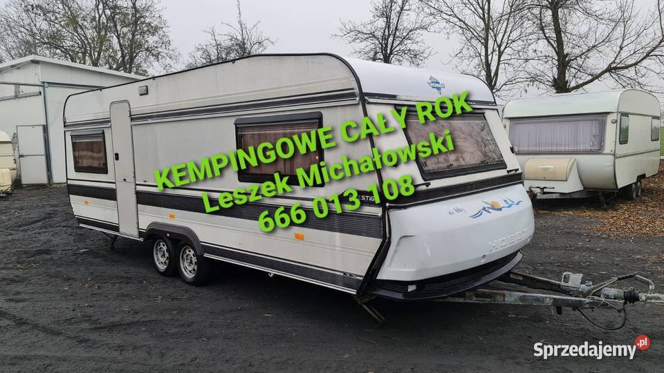 Przyczepa Kempingowa 65m KEMPINGOWE Camping Raty 2 Piotrków Kujawski sprzedam
