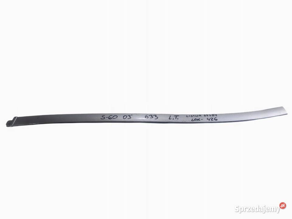 LISTWA SZYBY LEWY TYŁ VOLVO S60 426 39992631