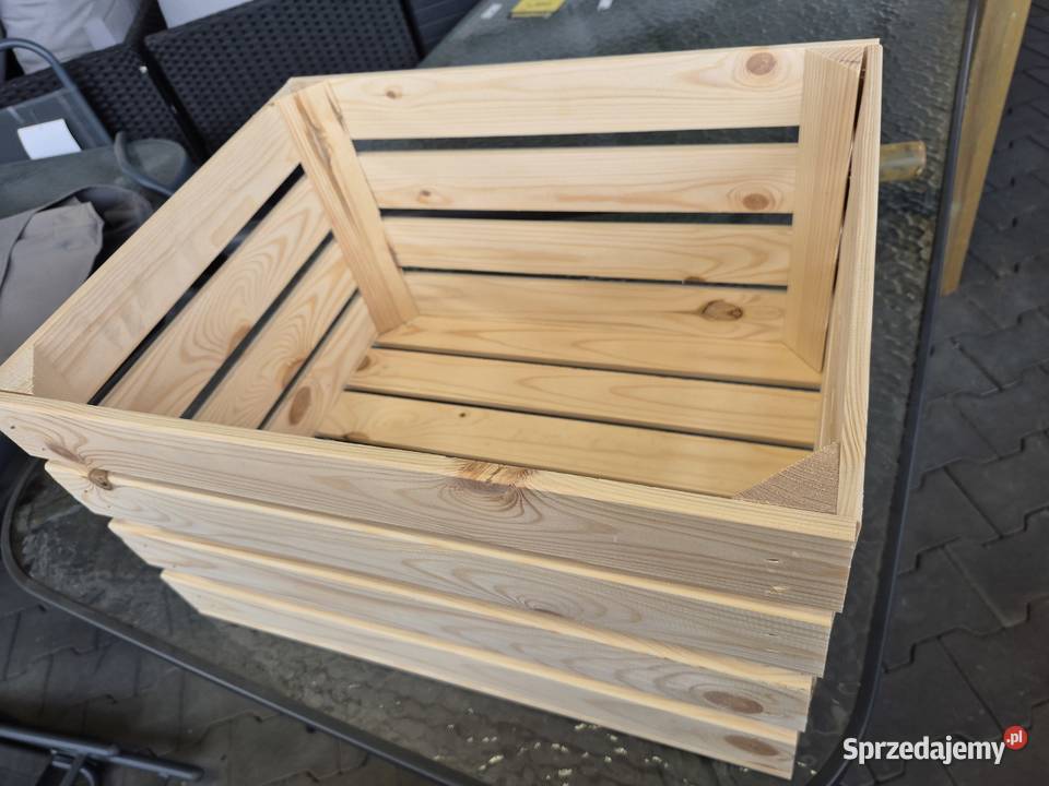 Skrzynki drewniane Miejska Górka