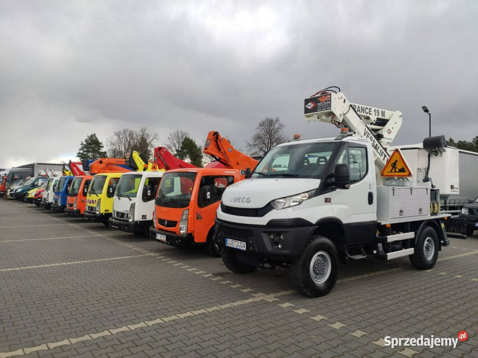 Iveco Daily 55S17W 4x4 Zwyżka 19m Versalift Lat immobilizer