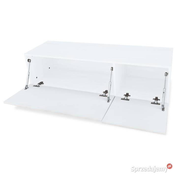 vidaXL Szafki TV 2 materiał drewnopochodny białe