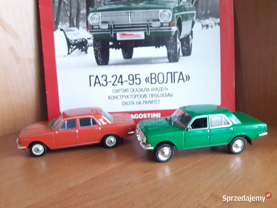 Wołga GAZ 24 i GAZ 2495 4x4 złota kolekcja PRL Antyki, Sztuka, Kolekcje