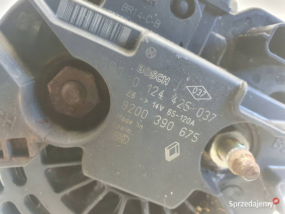 ALTERNATOR Renault Scenic III 15 DCI bosch Układ elektryczny silnika