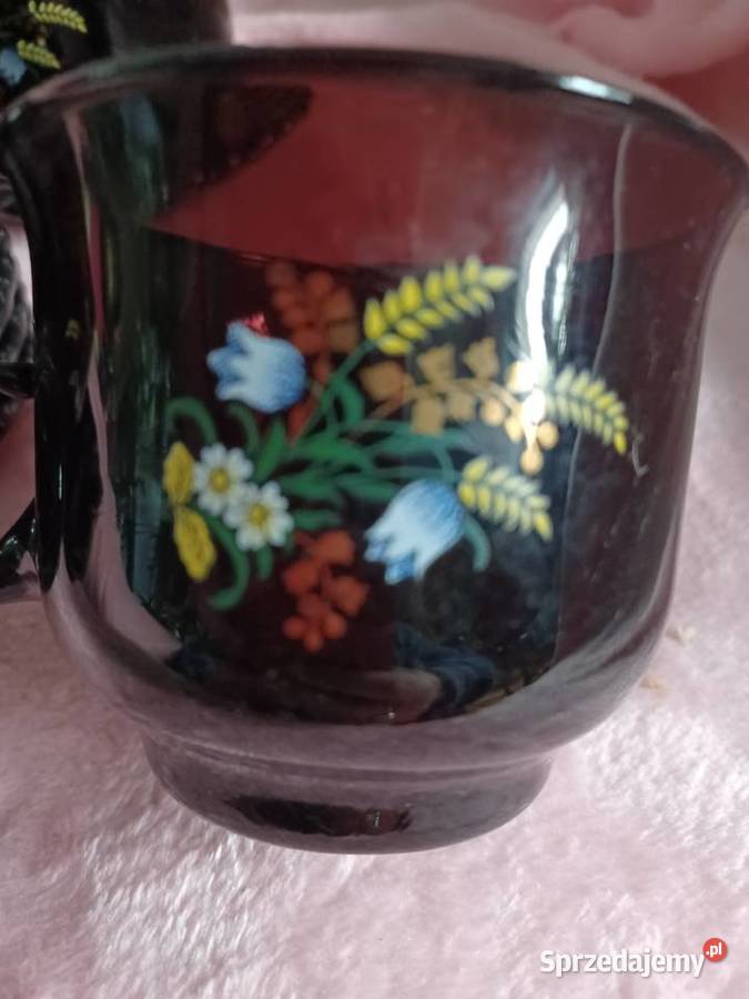 Filiżanki PRL spodeczki cukiernica 6 łódzkie Łódź