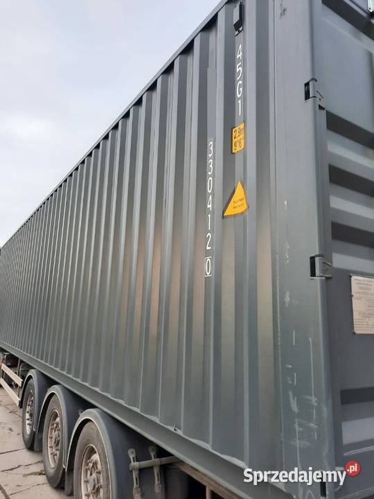 Kontener magazynowy morski 2025r 40HC RAL7016 Płock