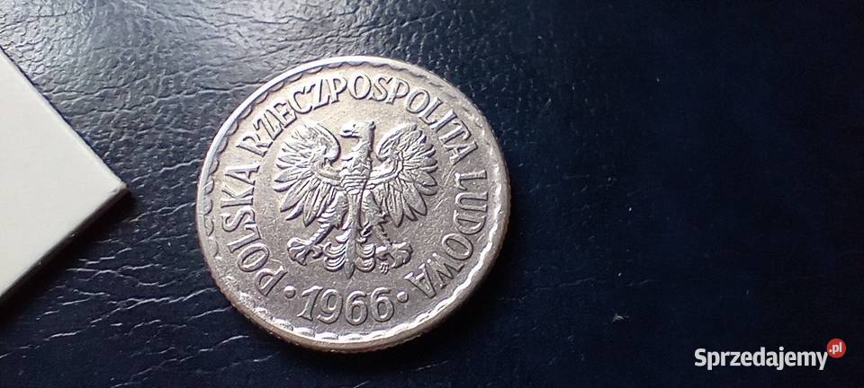 Stare monety 1 złoty 1966 Polska 1 Lesko