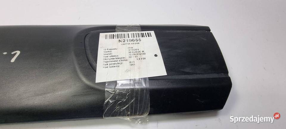 LISTWA DRZWI CITROEN BERLINGO III 9817695877 Lipno