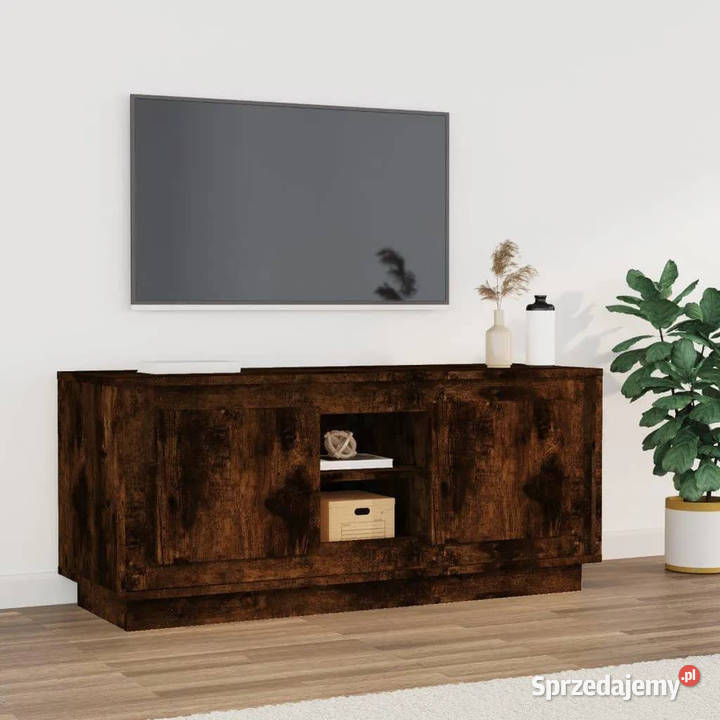 Szafka pod telewizor przydymiony dąb 102x35x45 Warszawa