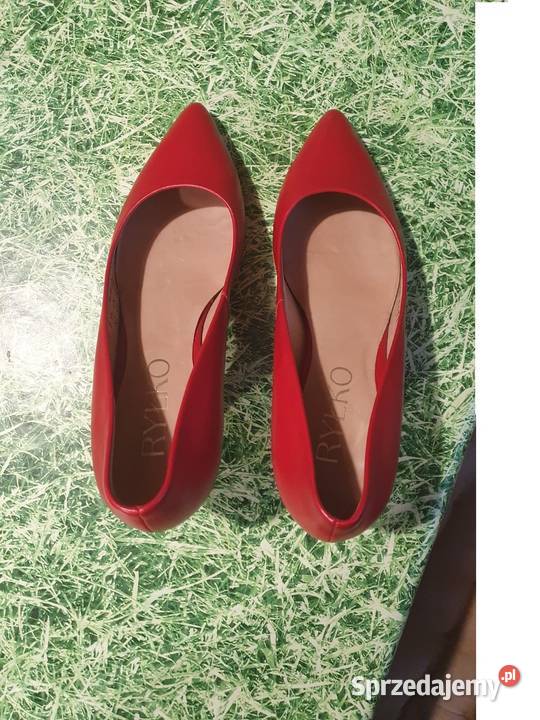 buty czerwone szpilki nowe