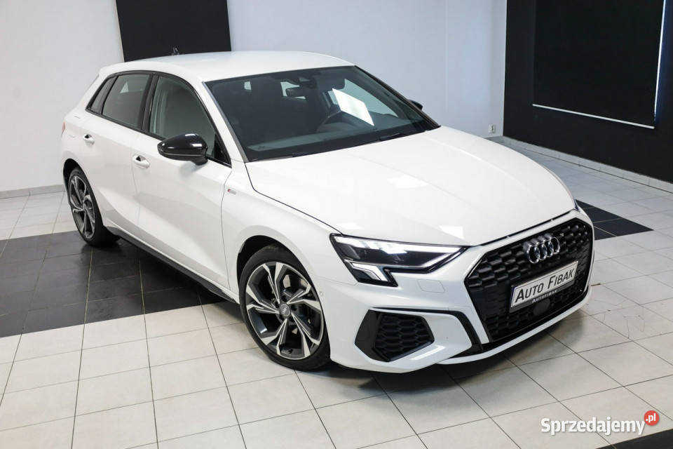 Audi A3 Sportback 35TFSISLineSTronicSalon podgrzewane fotele łódzkie Konstantynów Łódzki