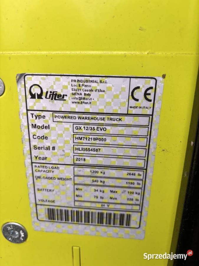 Paleciak elektryczny nie używany Włoski Rawa Mazowiecka