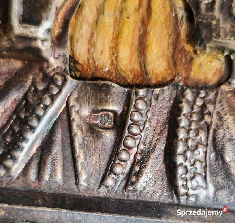 Ikona Jezus Chrystus Pantokrator srebro 0075