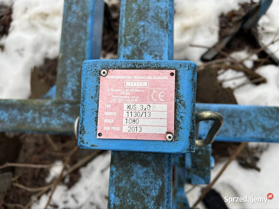 Agregat ścierniskowy Mandam Kus 3 m Tomaszów Lubelski sprzedam