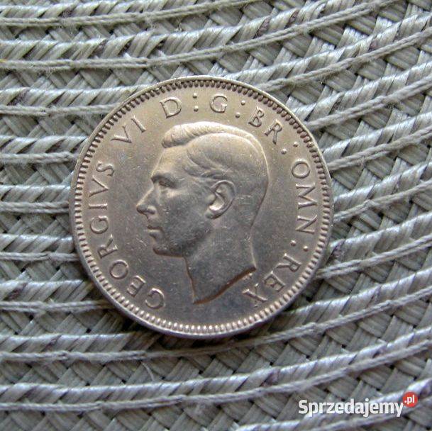 Wielka Brytania 1 Szyling 1948r Herb Angielski Kalisz