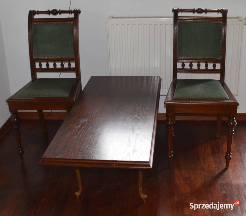 Sprzedam krzesła antyczne z ławą Opole opolskie