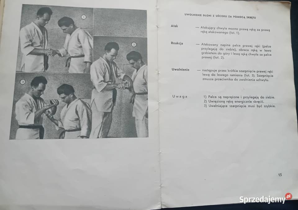 Fr van Haesendonck JuJitsu Pas Biały Sport i Antykwariat Koźminek