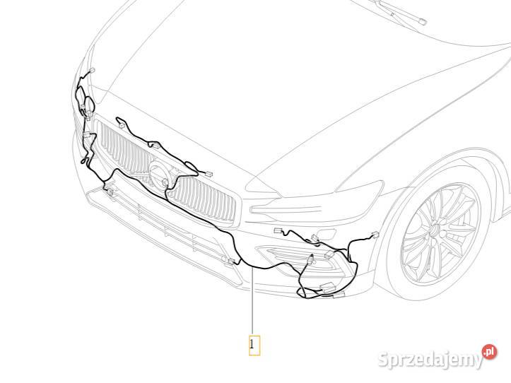 VOLVO S60 III V60 II wiazka instalacja zderzak Bielany Wrocławskie