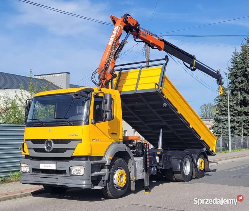 Mercedes Axor 2529 6x2 Nowy Kiper Wywrotka 3str radio / CD